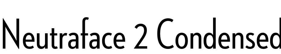 Neutraface 2 Condensed Medium Font Download Free